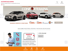 Tablet Screenshot of citroenmurcia.com